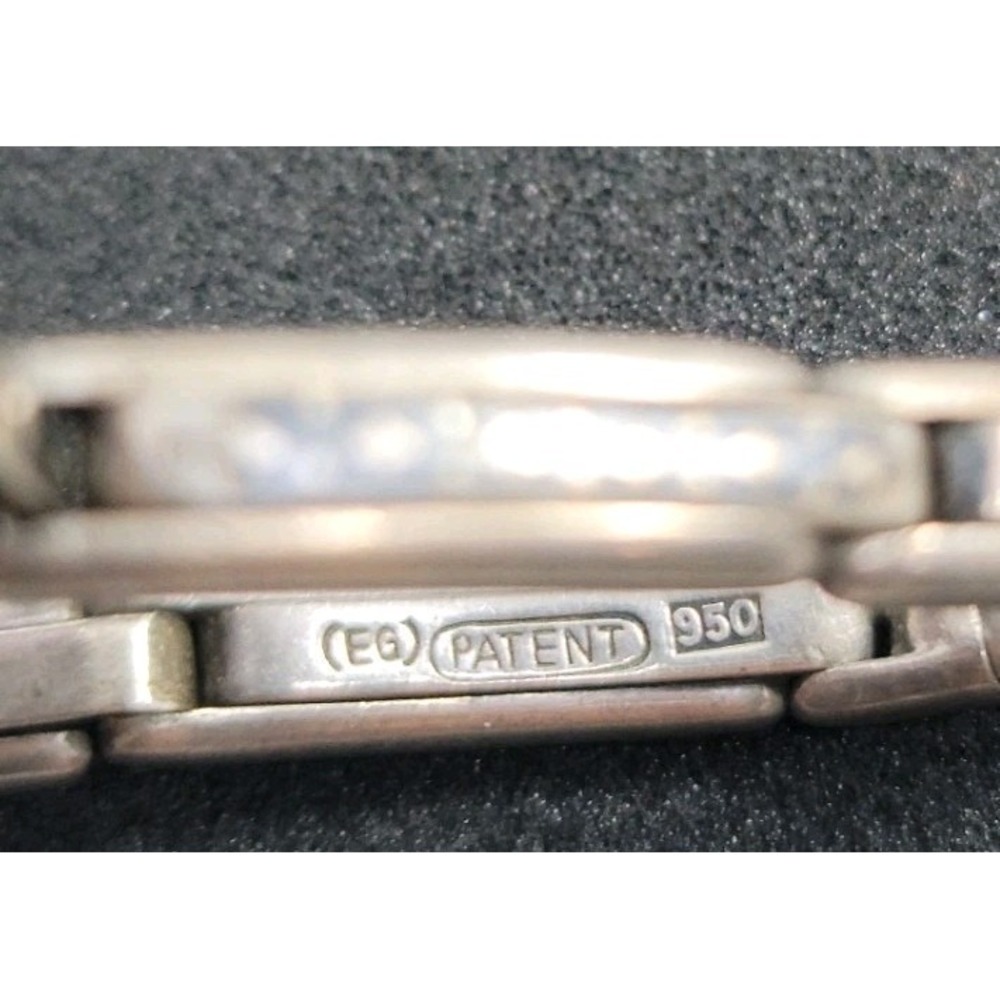 Vintage Lady Racine .935 Hallmarked Silver Womens 7j Gallet Watch Working - Picture 9 of 9